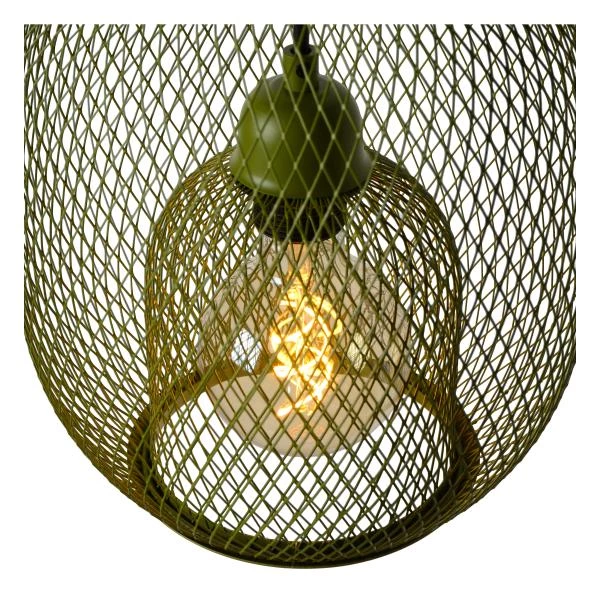 Lucide JERREL - Hanglamp - Ø 25 cm - 1xE27 - Groen - detail 3